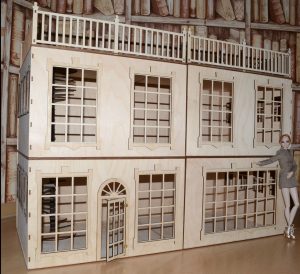 Roombox & stair 1:12 Scale Dollhouse