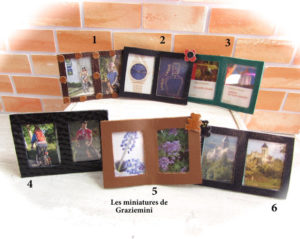 modern photo frames in 1-12 scale - how to recreate an English living room in 1/12 scale