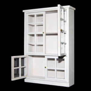 display cabinet for rustic dining room in 1-12 scale
