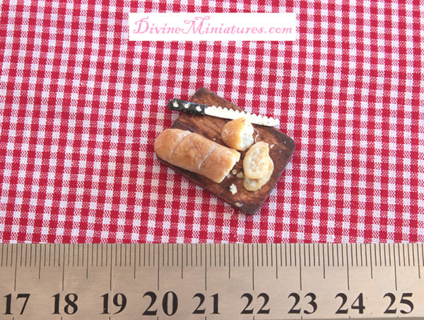 bread board in 1/12 scale dollhouse miniature