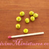 1:12 scale miniature green apples