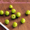 1:12 scale miniature green apples
