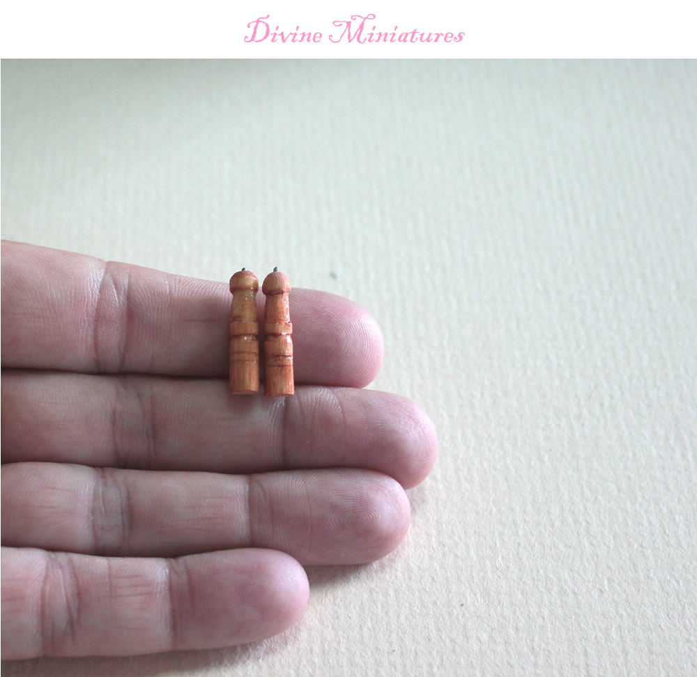 1:12 Scale Miniature Dollhouse Kitchen Accessory Salt and Pepper