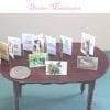 10 written christmas cards in 1-12 scale miniature