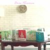 modern christmas cards in 1:12 scale dollhouse miniature