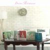modern christmas cards in 1:12 scale dollhouse miniature