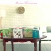 modern christmas cards in 1:12 scale dollhouse miniature