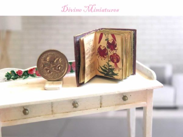 Botanists repository vol 2 1:12 Scale dollhouse miniature book