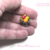 1:12 scale bowl of fruit, dollhouse miniature
