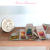 vintage flower seed packets in 1:12 scale dollhouse miniature Set 2