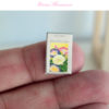 vintage flower seed packets in 1:12 scale dollhouse miniature Set 1