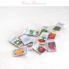 12 vintage vegetable seed packs in 1:12 scale dollhouse miniature