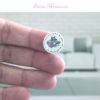 16mm handpainted purple roses plate in 1-12 scale 3