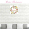 be happy print in 1:12 scale dollhouse miniature