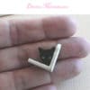 peeking black cat bookends in 1:12 scale dollhouse miniature