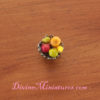 Dollhouse Miniature Fruit Bowl, 1:12 Scale, Dollhouse Fruit, Dollhouse Kitchen, Miniature Apple, Miniature Pear, Miniature Banana, Tiny Food - Image 3