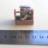 childs drawing caddy with coloring book and pencils in 1:12 scale dollhouse miniature