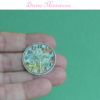 shabby chic butterflies wall clock in 1:12 scale dollhouse miniature