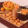 making orange marmalade in 1:12 scale dollhouse miniature prep board