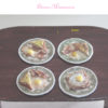 eggs and bacon on toast in 1:12 scale dollhouse miniature food