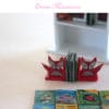 fox bookends for dollhouse in 1:12 scale miniature