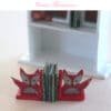 fox bookends for dollhouse in 1:12 scale miniature