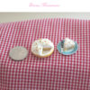 lemon meringue pie in 1:12 scale dollhouse miniature