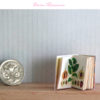 miniature book medicinal herbs in 1-12 scale