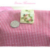 set 4 floral placemats in 1:12 scale
