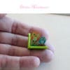 tiny owl bookends in 1:12 scale dollhouse miniature