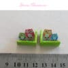 tiny owl bookends in 1:12 scale dollhouse miniature
