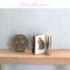 book of owls in 1:12 scale dollhouse miniature