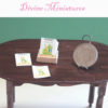 peter rabbit's own seed packets in 1:12 scale miniature