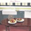 mexican tacos in 1:12 scale, dollhouse miniature foo