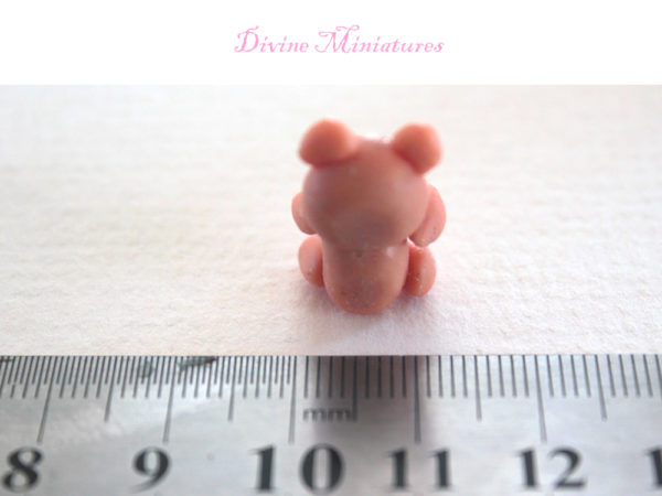 tiny teddy in 1:12 scale miniature