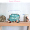 to the beach sign in 1:12 scale dollhouse miniature